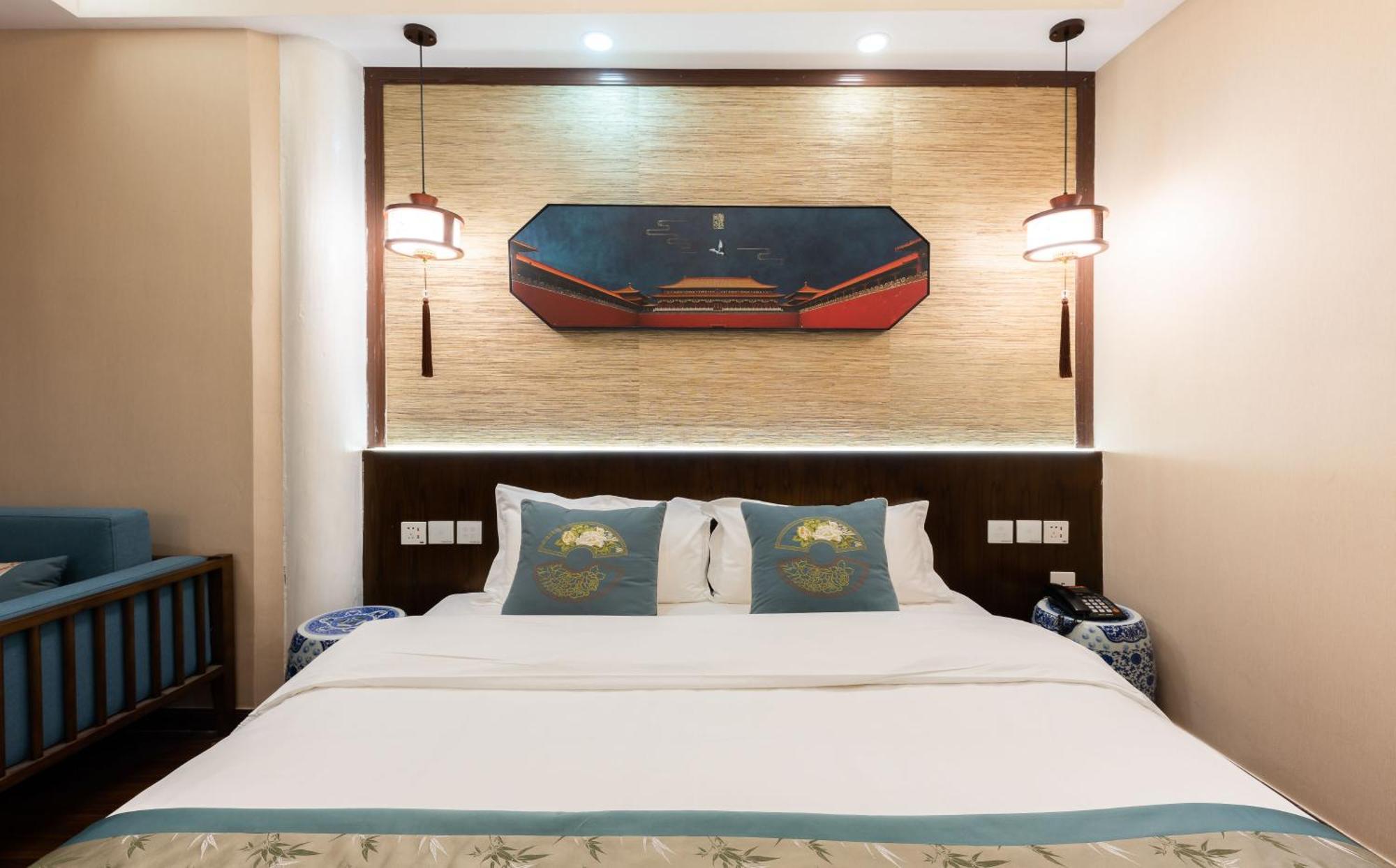 Chinese Culture Boutique Hotel-Tangfu,Traditional Chinese Theme,Heart Of Beijing,Near Forbidden City,Tiananmen Square,Hutongs,Metro Access,Free Coffee,Tea,Laundry Kamer foto