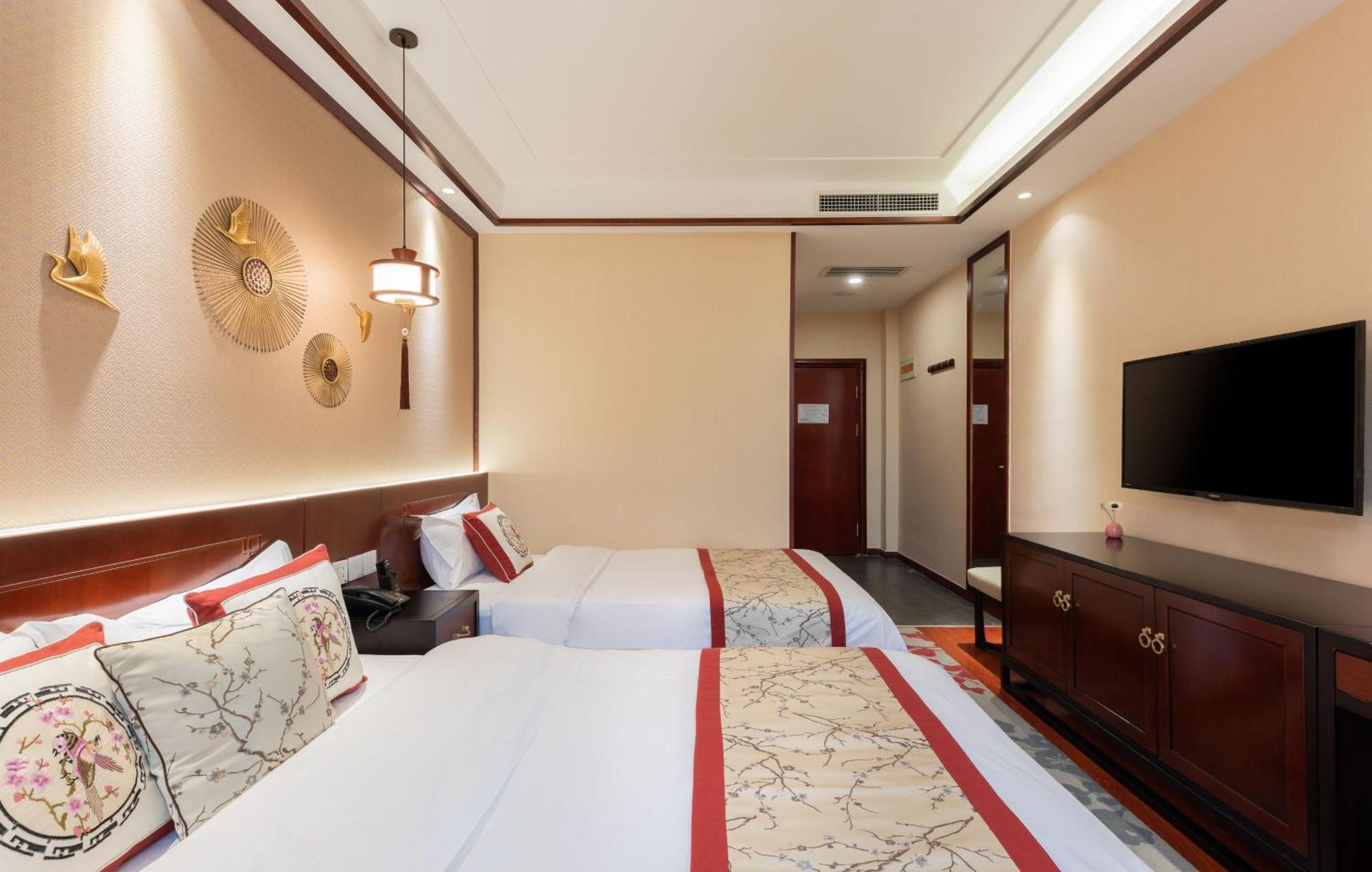 Chinese Culture Boutique Hotel-Tangfu,Traditional Chinese Theme,Heart Of Beijing,Near Forbidden City,Tiananmen Square,Hutongs,Metro Access,Free Coffee,Tea,Laundry Kamer foto