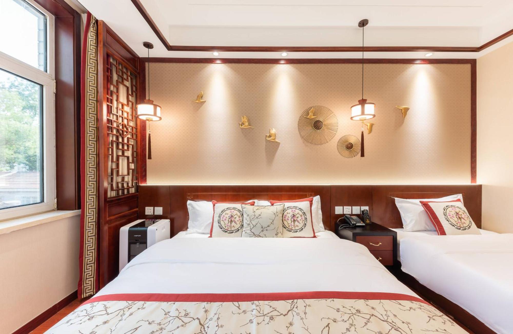 Chinese Culture Boutique Hotel-Tangfu,Traditional Chinese Theme,Heart Of Beijing,Near Forbidden City,Tiananmen Square,Hutongs,Metro Access,Free Coffee,Tea,Laundry Kamer foto